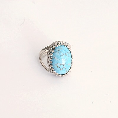 Turquoise matrix ring
