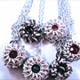 "Jelly Donut" Whirlybird Pendants - Silver & Gemstone Necklaces - Thumbnail 1