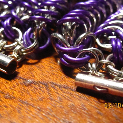 "phantom" wide cuff-style bracelet