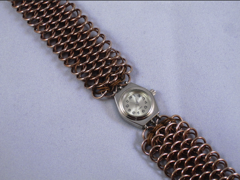 "Warm Earth DragonScale" Women's Watch