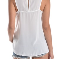 Embroidered Tassel Top - Thumbnail 3