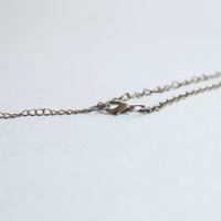 Black & White Transparent Bead Necklace NL0899 - Thumbnail 4