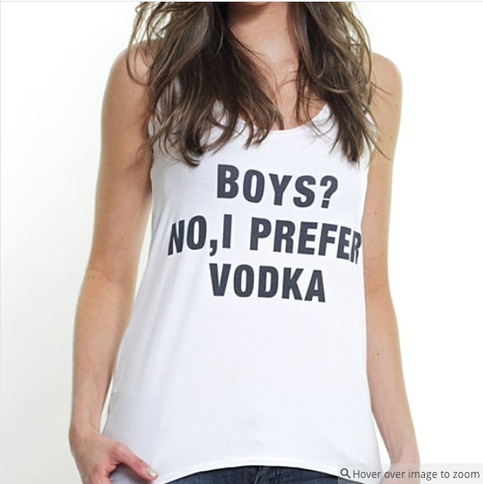 I Prefer Vodka Tank