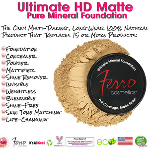 Golden Mocha Ultimate HD Mattifying Mineral Foundation - Thumbnail 3