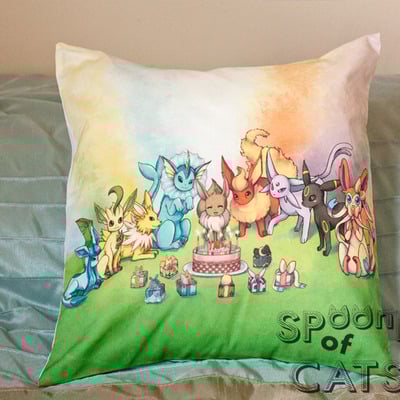 Eeveelution birthday pillowcase