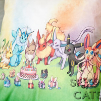 Eeveelution Birthday Pillowcase - Thumbnail 2