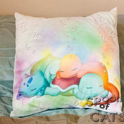 Pokemon starters pillowcase