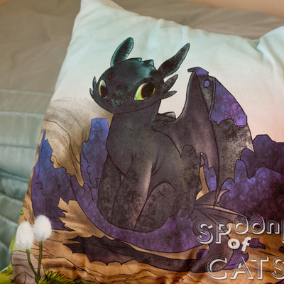 Baby toothless pillowcase