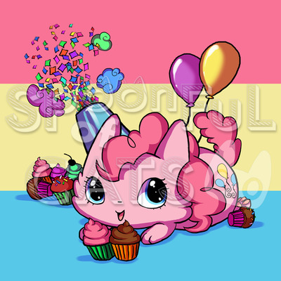 Pinkie pie ponycat pillowcase