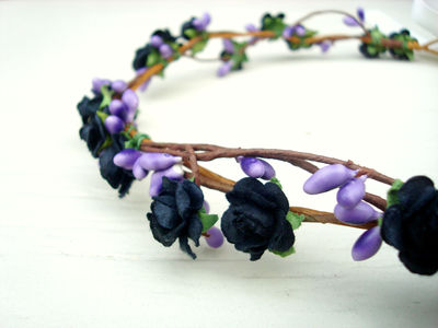 Purple Mort floral crown ♥