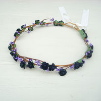 Purple Mort floral crown ♥ - Thumbnail 2