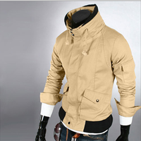 High Collar Multi Pockets Jacket - Thumbnail 1