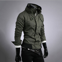 High Collar Multi Pockets Jacket - Thumbnail 2