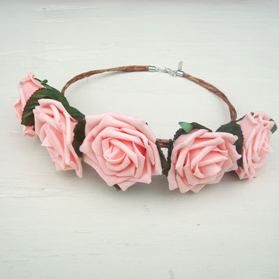 Pink rose garland ♥