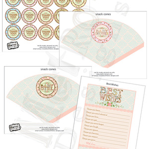 Shabby Chic Baby Shower Party Decorations