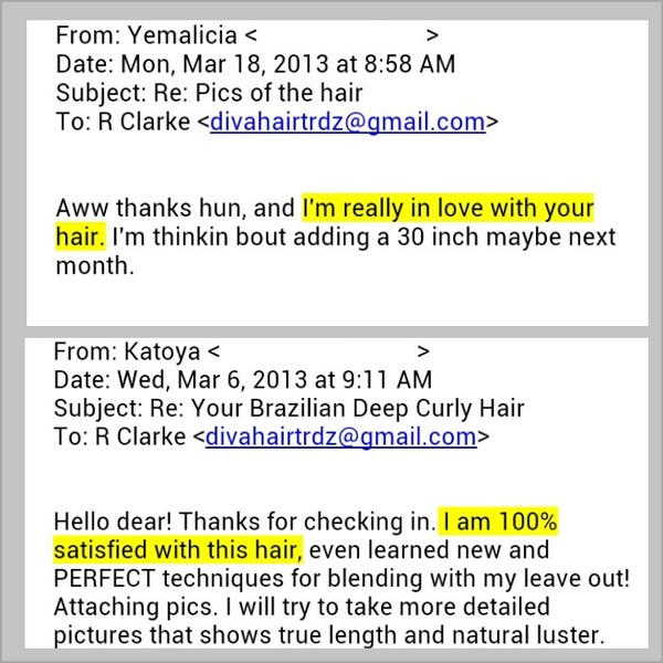 ACTUAL CUSTOMER HAIR PHOTOS & TESTIMONIALS!