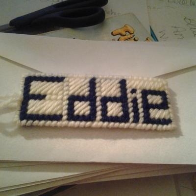 Needlepoint boomkarker "eddie"