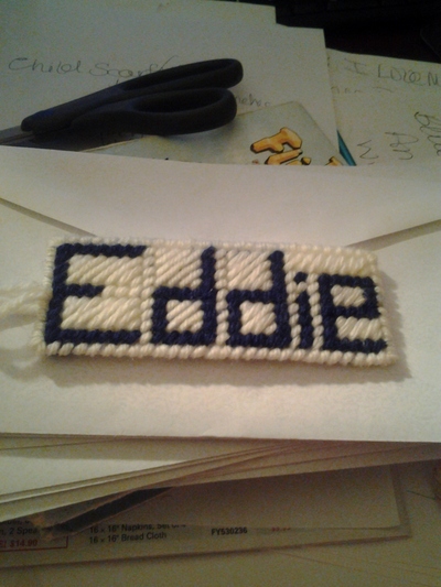 Needlepoint Boomkarker "Eddie"
