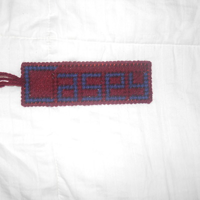 Needlepoint boomkark 