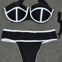 Classy Black Colorblock - Thumbnail 1