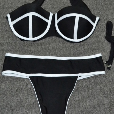 Classy black colorblock