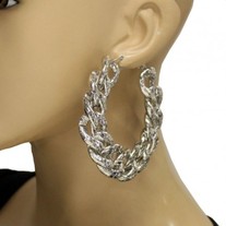 Chain Hoop Earrings