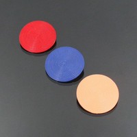 Textured Disc Earrings - Thumbnail 1