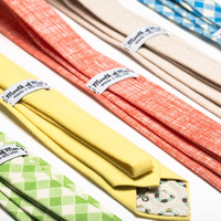 Natural Linen - Neck Tie - Thumbnail 3