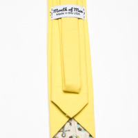 Yellow Linen - Neck Tie  - Thumbnail 1