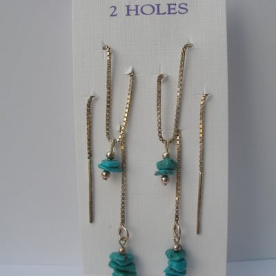 Turquoise - 2 hole - Thumbnail 3