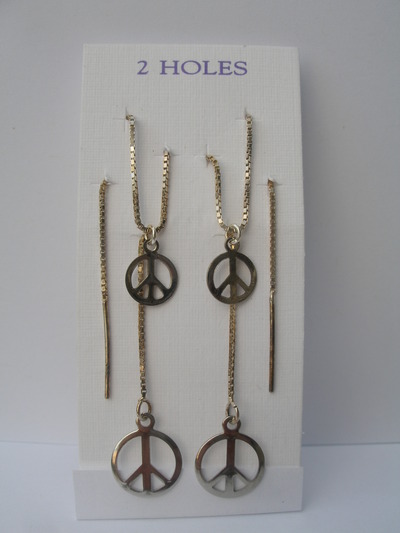 Peace Sign - 2 holes