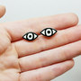Evil Eye Stud Earrings-2