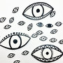 Evil Eye Stud Earrings-3