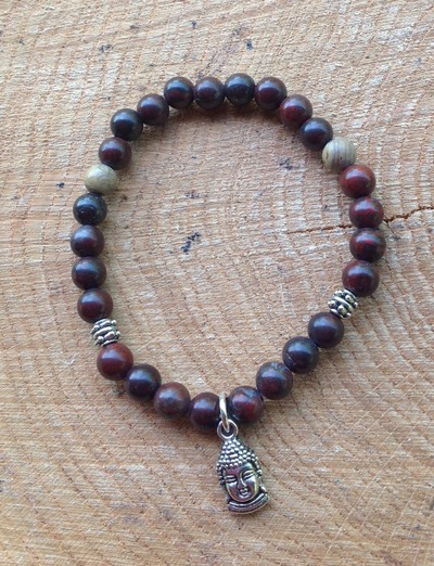 Jasper Buddha Bracelet