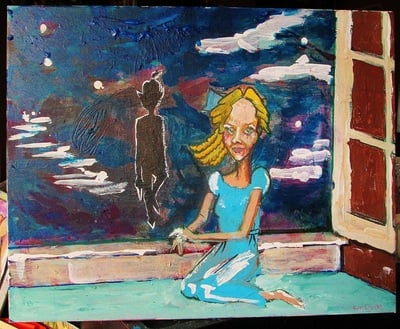 Wendy Waits, a painting