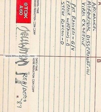 Rehearsal Demo (1989)