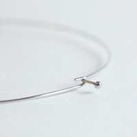 Wood Beads Collar Necklace NL0906 - Thumbnail 3