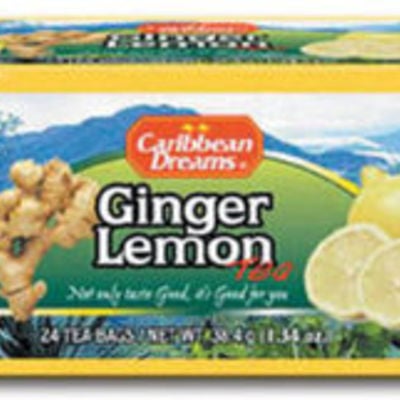 Caribbean dreams ginger-lemon tea bag