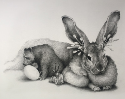 Hear No Evil - Bunny Print