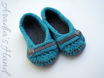 Two Tone / Marled Embellished House Slippers - *Custom Made to Order Only*