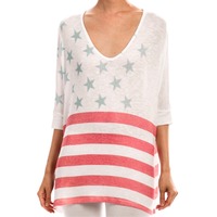 Knit American Flag Top - Thumbnail 1