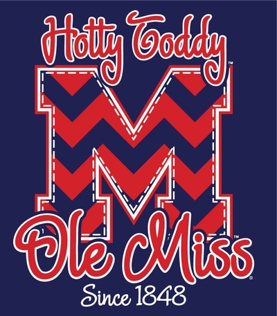 Ole miss "m" tee