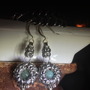 Tiny "Whirlybird" Gemstone Earrings - Thumbnail 1