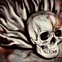 Purple skull keychain - Thumbnail 2