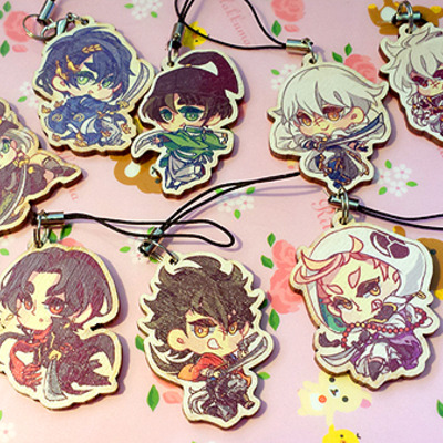 Touken ranbu phone straps