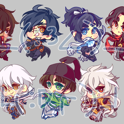 Touken ranbu phone straps