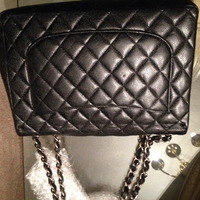 Jumbo Chanel with Silver Hardware - Thumbnail 4