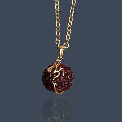 Om rudraksha necklace