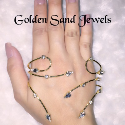 Vines gold plated handpiece - Thumbnail 1