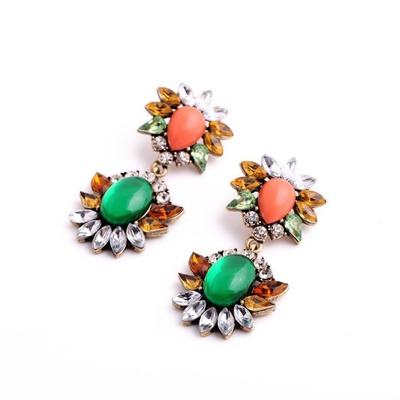 Mellow Melon Statement Earrings 